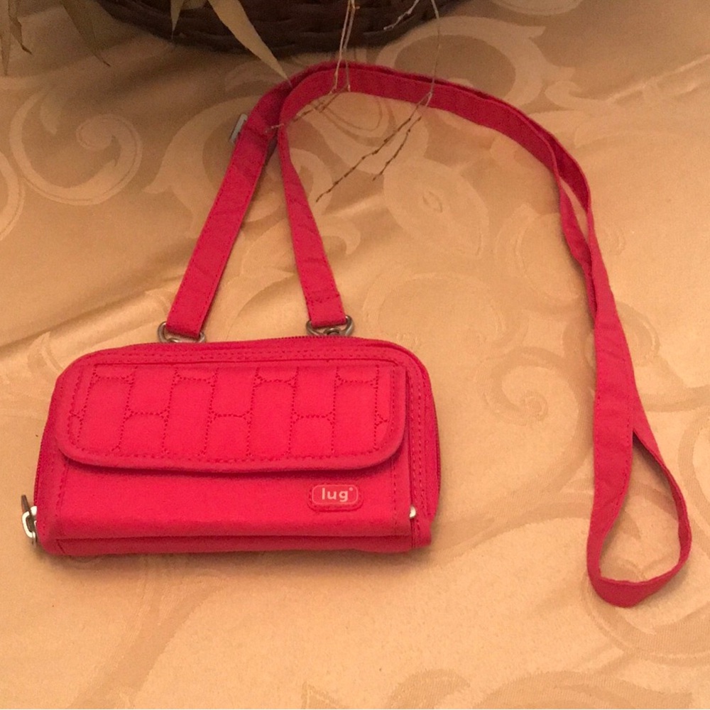 Lug Women's Pink Crossbody Wallet
